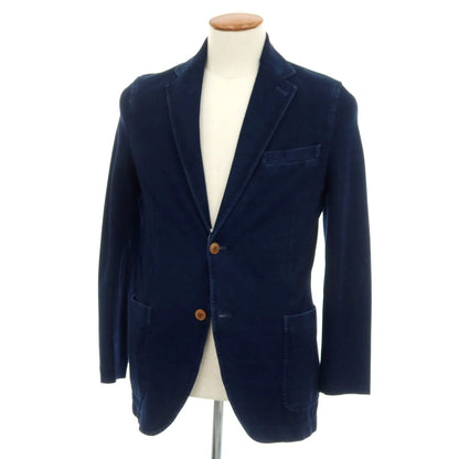 【中古】チルコロ1901 CIRCOLO 1901 コットン ジャージー 2B カジュアルジャケット ネイビー【サイズ46】【 状態ランクB 】【 メンズ 】