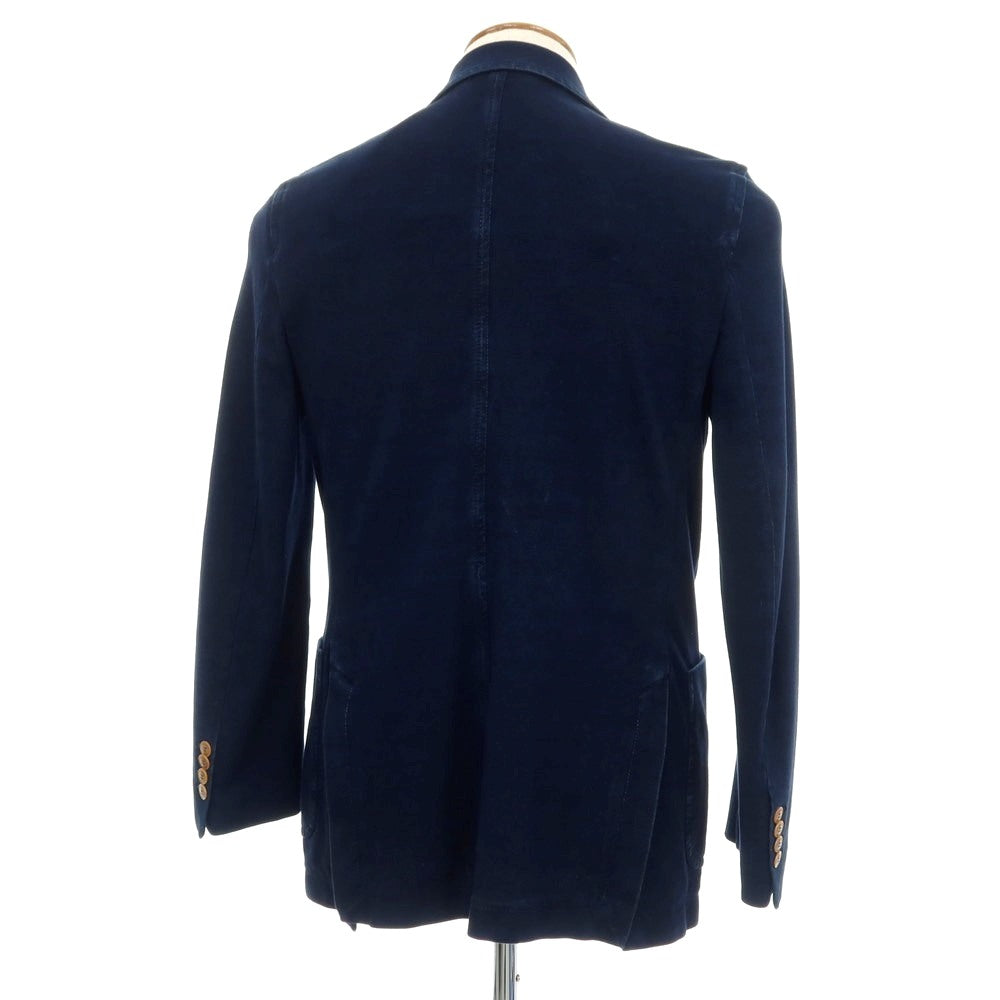【中古】チルコロ1901 CIRCOLO 1901 コットン ジャージー 2B カジュアルジャケット ネイビー【サイズ46】【 状態ランクB 】【 メンズ 】[CPD]