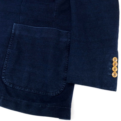 【中古】チルコロ1901 CIRCOLO 1901 コットン ジャージー 2B カジュアルジャケット ネイビー【サイズ46】【 状態ランクB 】【 メンズ 】