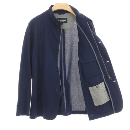 【中古】マックレガー McGregor コットンポリエステル ブルゾン ネイビー【サイズL】【 状態ランクB 】【 メンズ 】
