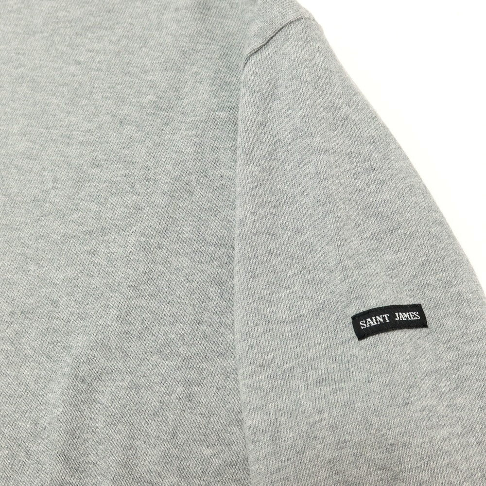 【中古】セントジェームス SAINT JAMES コットン ボートネック バスク 長袖Ｔシャツ グレー【サイズ4】【 状態ランクB 】【 メンズ 】