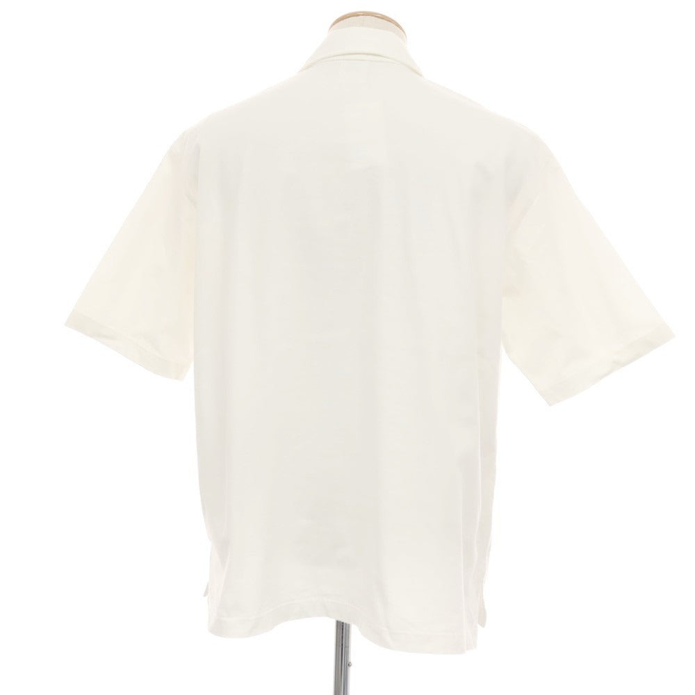【中古】サージュデクレ sage de cret コットン 半袖ポロシャツ ホワイト【 S 】【 状態ランクC 】【 メンズ 】[APD]