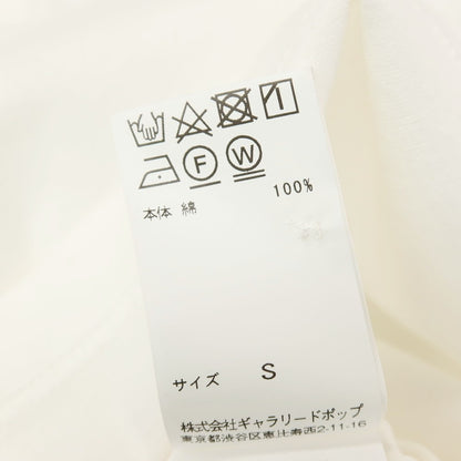 【中古】サージュデクレ sage de cret コットン 半袖ポロシャツ ホワイト【 S 】【 状態ランクC 】【 メンズ 】[APD]