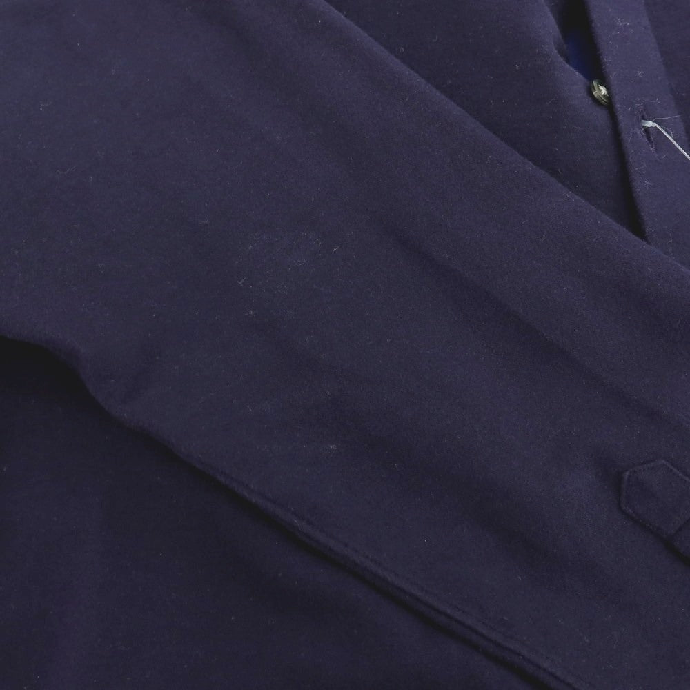 【中古】ダーバン D’URBAN コットン ジャージー バンドカラー カジュアルシャツ ネイビー【サイズM】【 状態ランクB 】【 メンズ 】