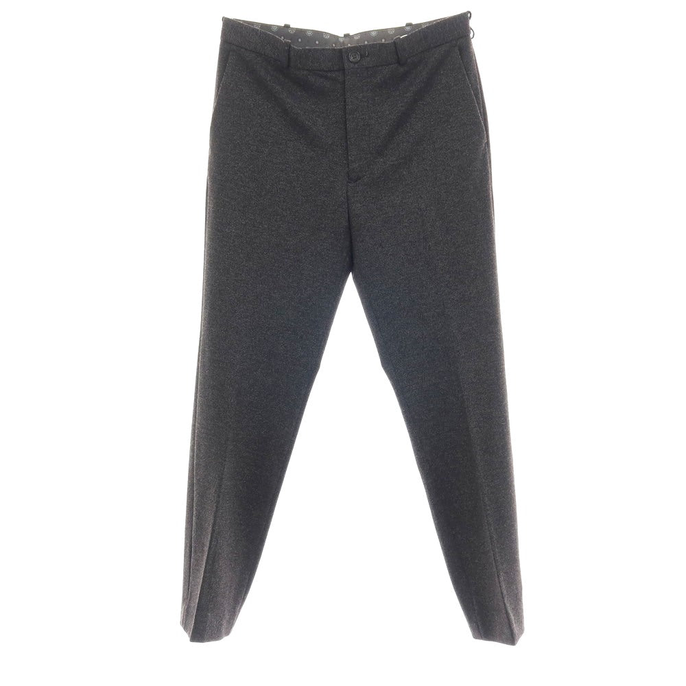 【中古】タケオキクチ TAKEO KIKUCHI レーヨンナイロンポリエステル ジャージー カジュアルスラックスパンツ ブラックxホワイト系【サイズ3】【 状態ランクB 】【 メンズ 】[CPD]