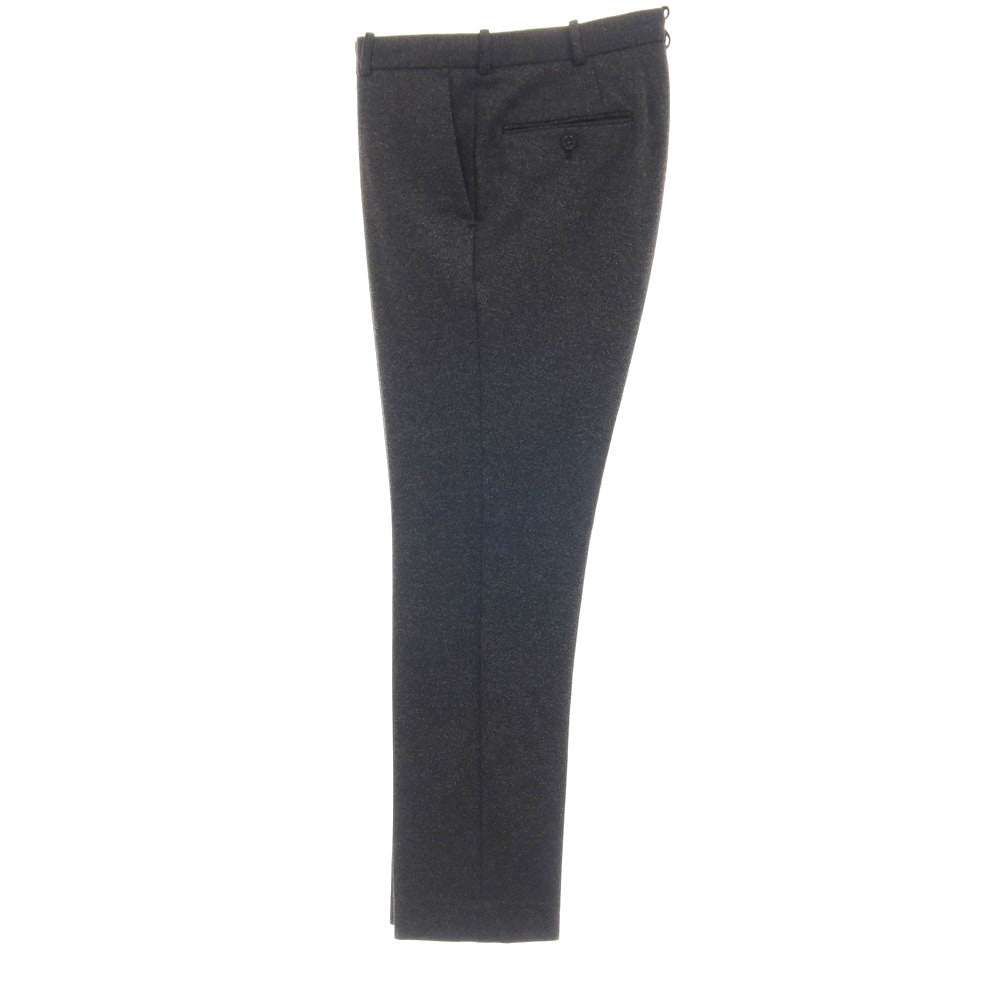 【中古】タケオキクチ TAKEO KIKUCHI レーヨンナイロンポリエステル ジャージー カジュアルスラックスパンツ ブラックxホワイト系【サイズ3】【 状態ランクB 】【 メンズ 】[CPD]