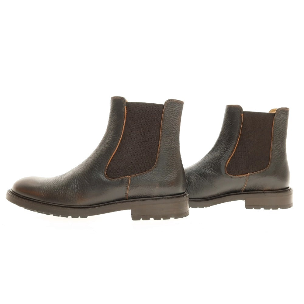 【中古】ペルノイ Per noi MAN.TO サイドゴアブーツ ダークブラウン【サイズ39】【 状態ランクA 】【 メンズ 】