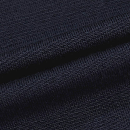 【中古】ジョンスメドレー JOHN SMEDLEY ウール タートルネック プルオーバーニット ネイビー【サイズM】【 状態ランクB 】【 メンズ 】