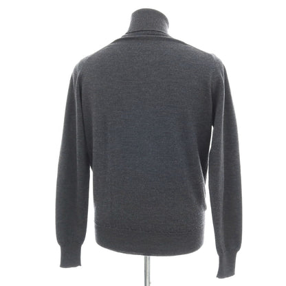【中古】ジョンスメドレー JOHN SMEDLEY ウール タートルネック プルオーバーニット グレー【サイズM】【 状態ランクB 】【 メンズ 】