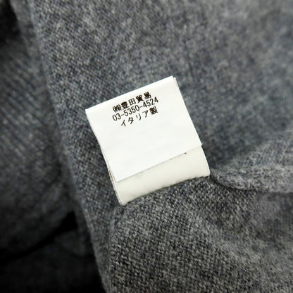 【中古】フィリッポ デ ローレンティス FILIPPO DE LAURENTIIS ウールカシミヤ クルーネック プルオーバーニット グレー【サイズ48】【 状態ランクB 】【 メンズ 】