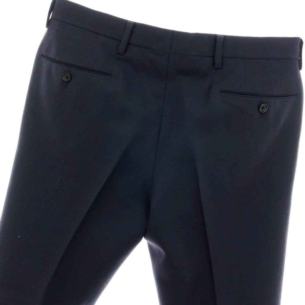 【中古】リングヂャケット RING JACKET ウール ドレススラックスパンツ ネイビー【サイズ表記なし（L位）】【 状態ランクC 】【 メンズ 】