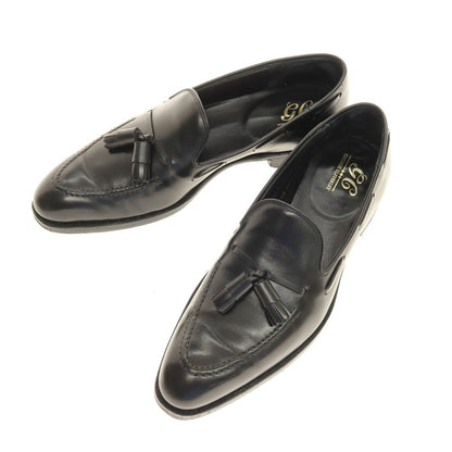 【SALE10%OFF/返品不可】【中古】ジョージ クレバリー GEORGE CLEVERLEY タッセルローファー ブラック【 サイズ7 1/2E 】【 状態ランクB 】【 メンズ 】