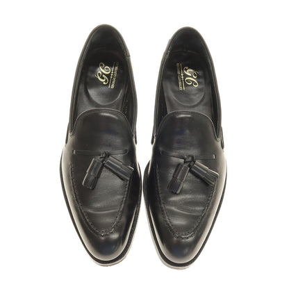 【SALE10%OFF/返品不可】【中古】ジョージ クレバリー GEORGE CLEVERLEY タッセルローファー ブラック【 サイズ7 1/2E 】【 状態ランクB 】【 メンズ 】