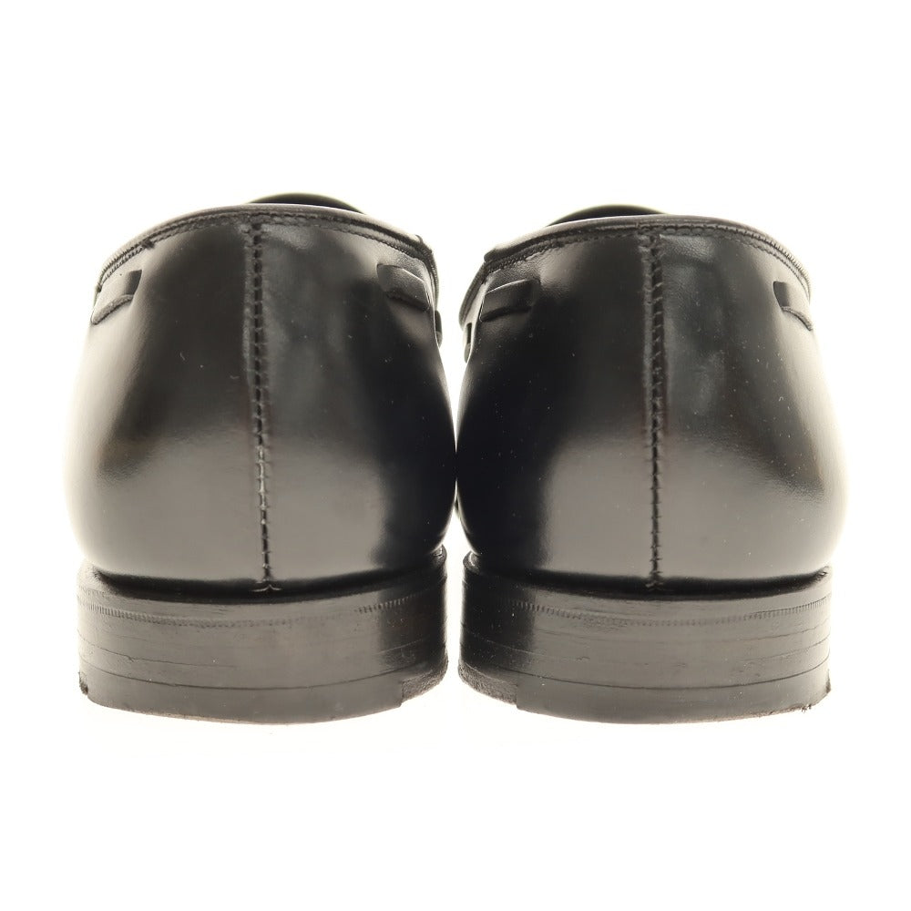 【SALE10%OFF/返品不可】【中古】ジョージ クレバリー GEORGE CLEVERLEY タッセルローファー ブラック【 サイズ7 1/2E 】【 状態ランクB 】【 メンズ 】
