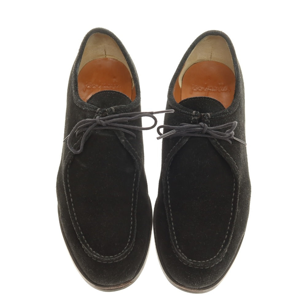 【中古】ポルペッタ polpetta SHIPS別注 モカシン ブラック【サイズ40 1/2】【 状態ランクB 】【 メンズ 】