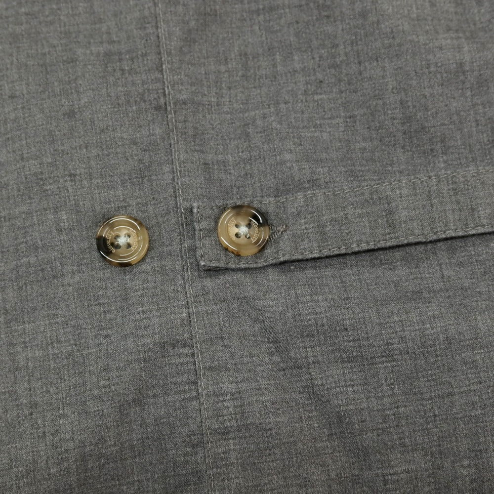 【中古】イレブンティ eleventy コットンポリウレタン カジュアル系ジレ ベスト オリーブカーキ系xグレー【サイズL】【 状態ランクC 】【 メンズ 】