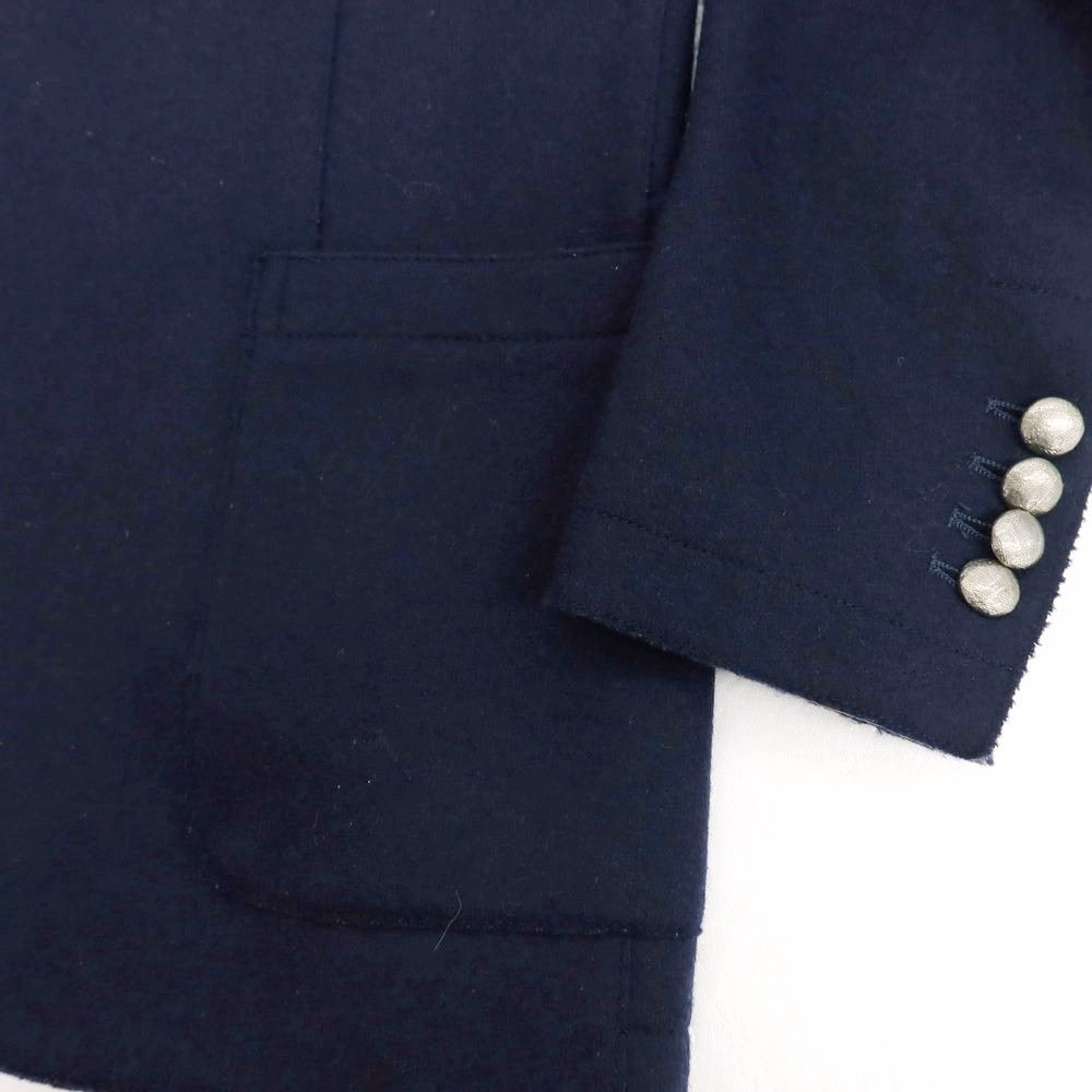 【中古】イレブンティ eleventy ウールジャージー テーラードジャケット ネイビー【サイズ44】【 状態ランクD 】【 メンズ 】
