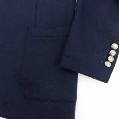 【中古】イレブンティ eleventy ウールジャージー テーラードジャケット ネイビー【サイズ44】【 状態ランクD 】【 メンズ 】