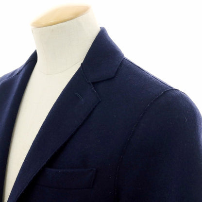 【中古】イレブンティ eleventy ウールジャージー テーラードジャケット ネイビー【サイズ44】【 状態ランクD 】【 メンズ 】