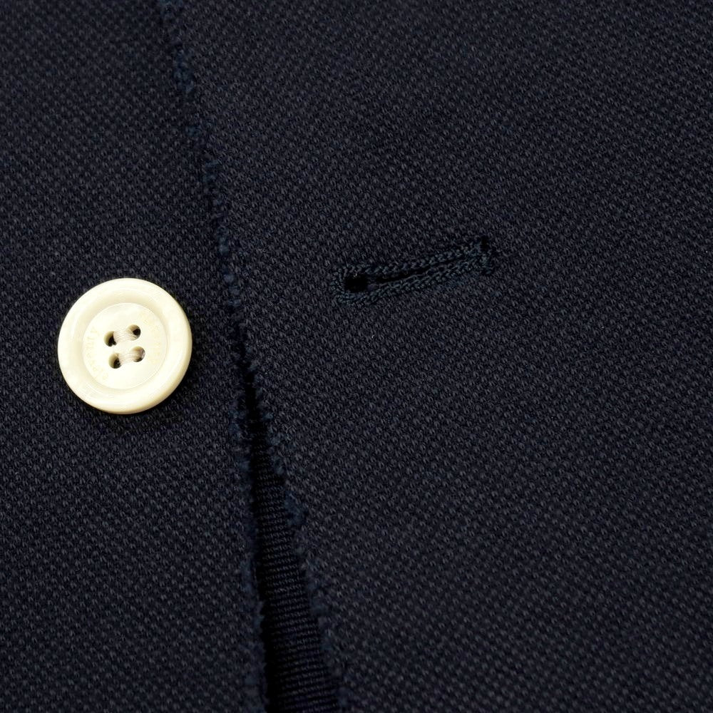 【中古】イレブンティ eleventy コットンポリエステル ジャージー 2B テーラードジャケット ネイビー【サイズ42 8R】【 状態ランクB 】【 メンズ 】