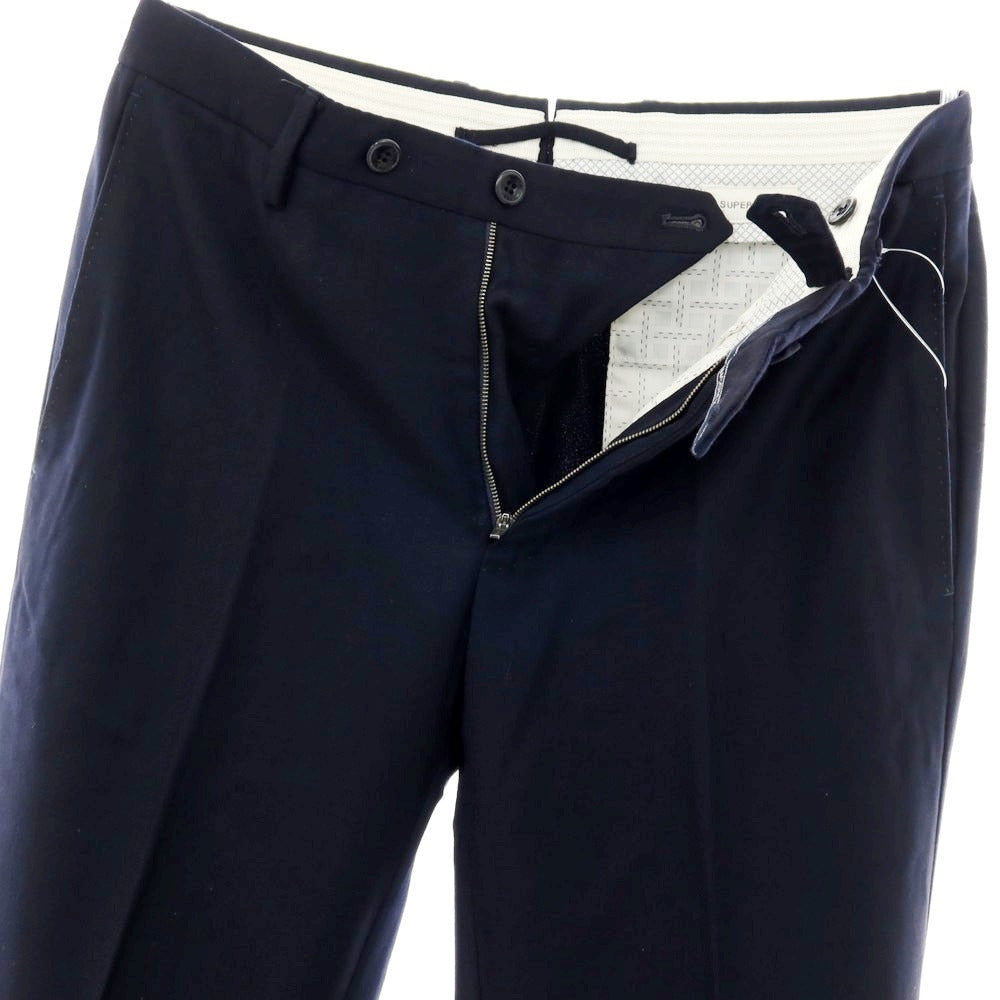 【中古】インコテックス INCOTEX ウール ドレススラックスパンツ ネイビー【サイズ44】【 状態ランクC 】【 メンズ 】