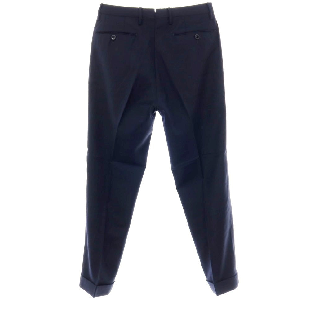 【中古】インコテックス INCOTEX ウール ドレススラックスパンツ ネイビー【サイズ44】【 状態ランクC 】【 メンズ 】