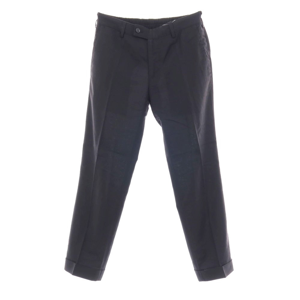 【中古】ラルディーニ LARDINI ストレッチ ポリエステルウール イージースラックスパンツ ネイビー【サイズ44】【 状態ランクD 】【 メンズ 】