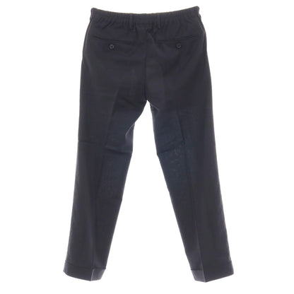 【中古】ラルディーニ LARDINI ストレッチ ポリエステルウール イージースラックスパンツ ネイビー【サイズ44】【 状態ランクD 】【 メンズ 】