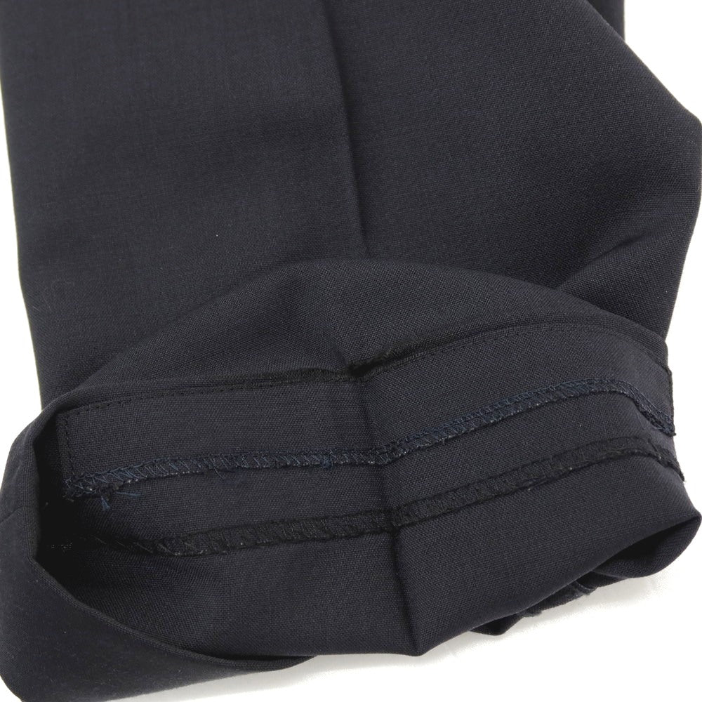 【中古】ラルディーニ LARDINI ストレッチ ポリエステルウール イージースラックスパンツ ネイビー【サイズ44】【 状態ランクD 】【 メンズ 】