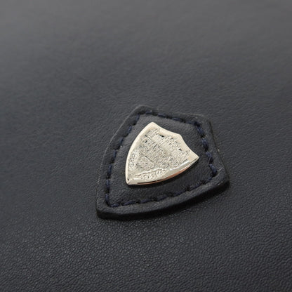 【中古】シャンボール セリエ CHAMBORD SELLIER レザー クラッチバッグ ネイビー【 状態ランクB 】【 メンズ 】