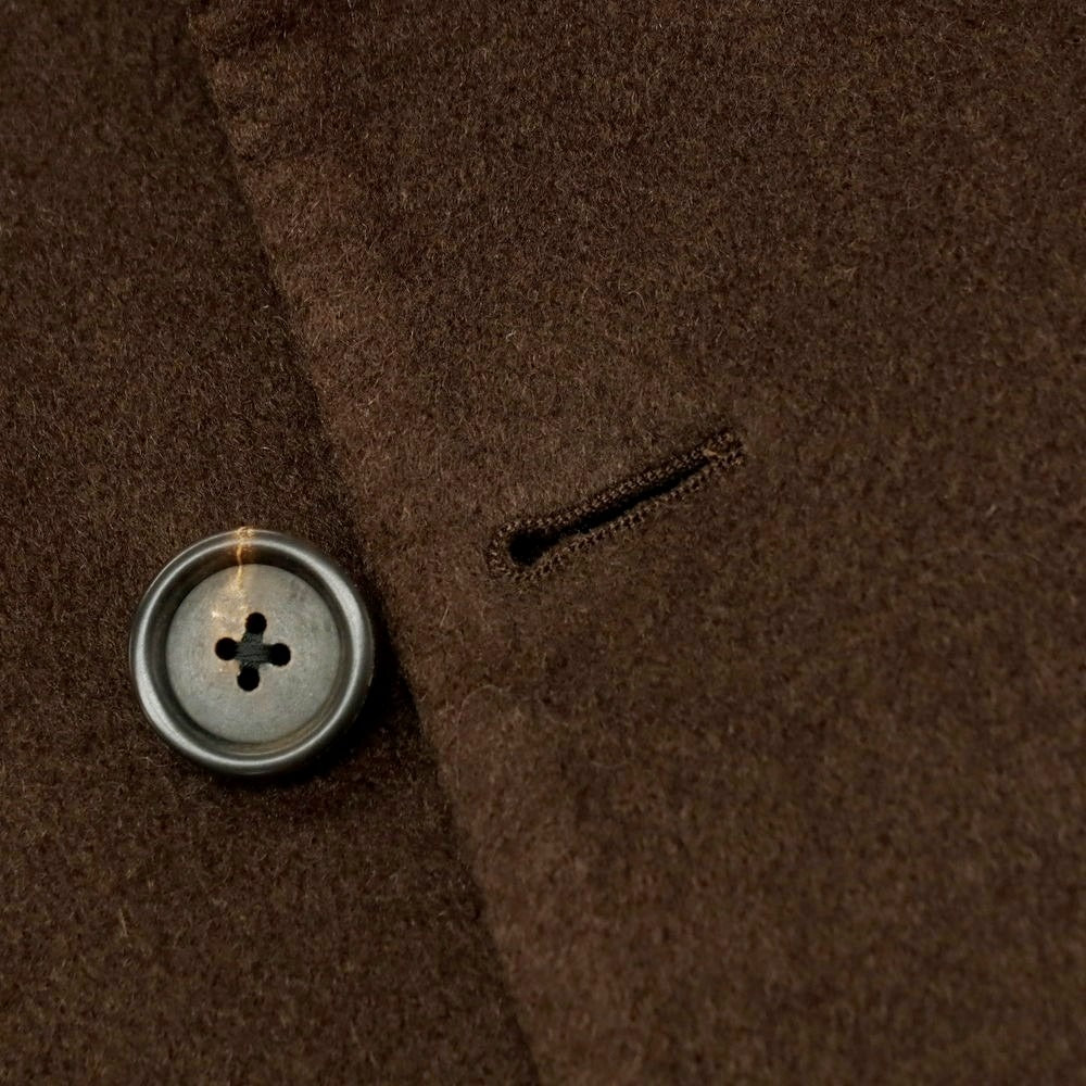 【中古】ラルディーニ LARDINI カシミヤ ダブルブレストコート ブラウン【サイズ46】【 状態ランクB 】【 メンズ 】