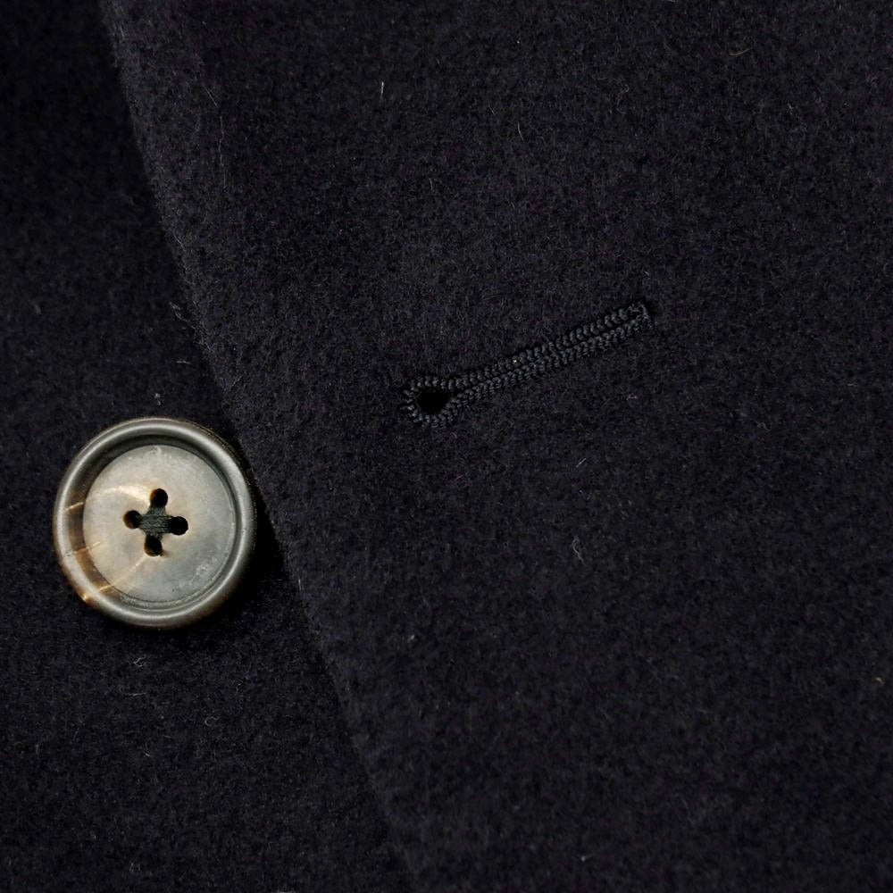 【中古】ラルディーニ LARDINI ウール チェスターフィールドコート ネイビー【 サイズ46 】【 状態ランクB 】【 メンズ 】
