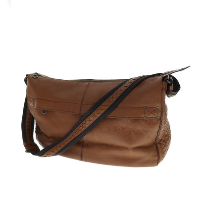 【中古】ボッテガヴェネタ BOTTEGAVENETA ショルダーバッグ ブラウン【 状態ランクC 】【 メンズ 】