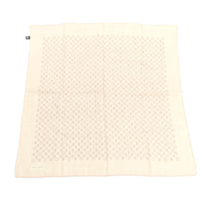 【中古】フィオリオ FIORIO ウールシルク スカーフ ベージュブラウンxオレンジ【 状態ランクB 】【 メンズ 】
