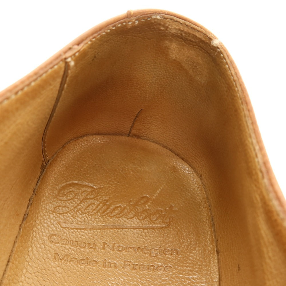 【中古】パラブーツ Paraboot WILLIAM ダブルモンク ドレスシューズ ライトブラウン【サイズ5 1/2】【 状態ランクC 】【 メンズ 】