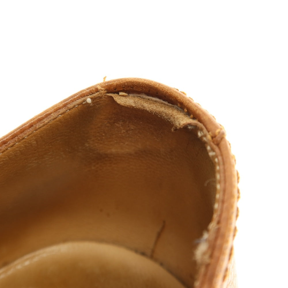 【中古】パラブーツ Paraboot WILLIAM ダブルモンク ドレスシューズ ライトブラウン【サイズ5 1/2】【 状態ランクC 】【 メンズ 】