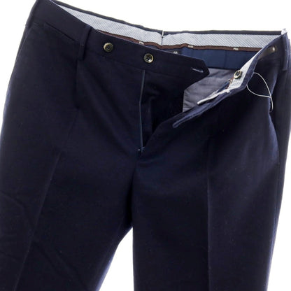 【中古】ピーティーゼロウーノ PT01 ストレッチウール ドレススラックスパンツ ネイビー【サイズ48】【 状態ランクC 】【 メンズ 】