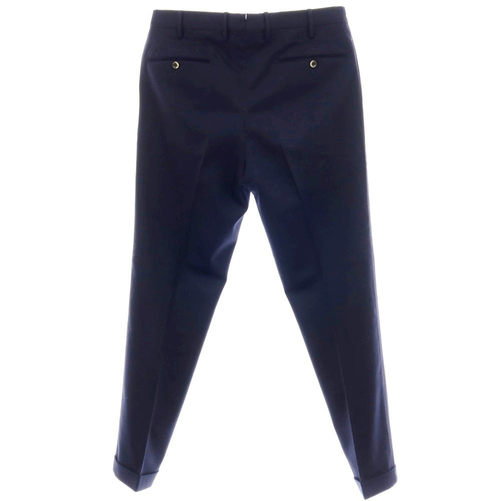 【中古】ピーティーゼロウーノ PT01 ストレッチウール ドレススラックスパンツ ネイビー【サイズ48】【 状態ランクC 】【 メンズ 】