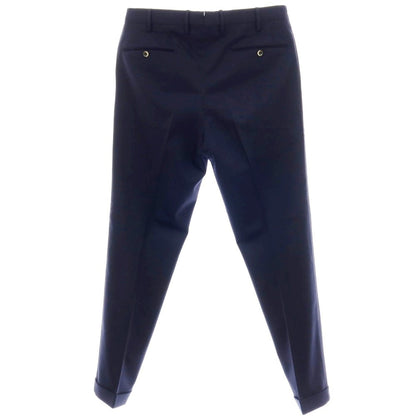 【中古】ピーティーゼロウーノ PT01 ストレッチウール ドレススラックスパンツ ネイビー【サイズ48】【 状態ランクC 】【 メンズ 】