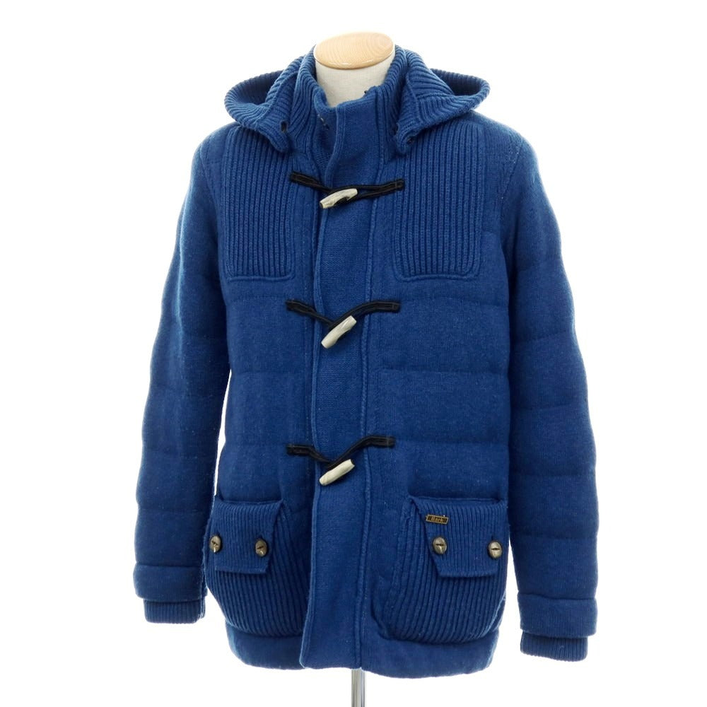 【中古】バーク BARK ウールポリエステル ダッフルコート ブルー【サイズXS】【 状態ランクC 】【 メンズ 】