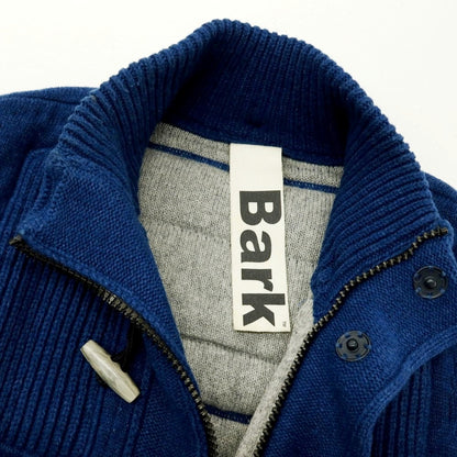 【中古】バーク BARK ウールポリエステル ダッフルコート ブルー【サイズXS】【 状態ランクC 】【 メンズ 】