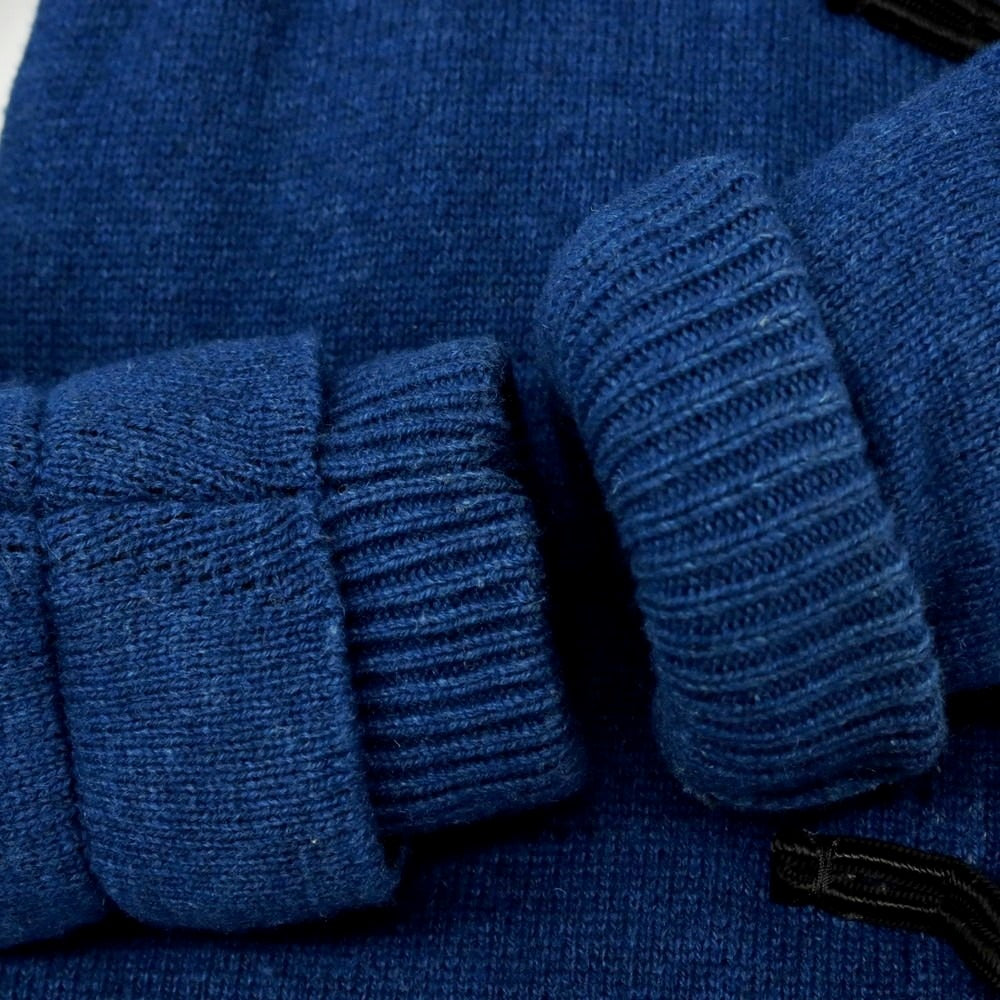 【中古】バーク BARK ウールポリエステル ダッフルコート ブルー【サイズXS】【 状態ランクC 】【 メンズ 】