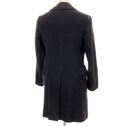 【中古】ベルベスト Belvest ウールポリエステル ダブルブレストコート チャコール【サイズ42】【 状態ランクC 】【 メンズ 】