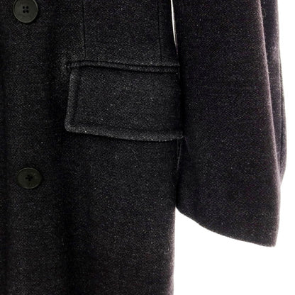 【中古】ベルベスト Belvest ウールポリエステル ダブルブレストコート チャコール【サイズ42】【 状態ランクC 】【 メンズ 】