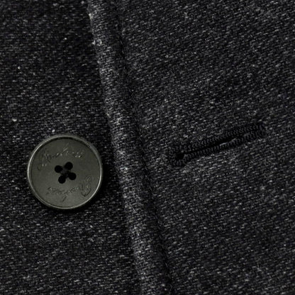 【中古】ベルベスト Belvest ウールポリエステル ダブルブレストコート チャコール【サイズ42】【 状態ランクC 】【 メンズ 】