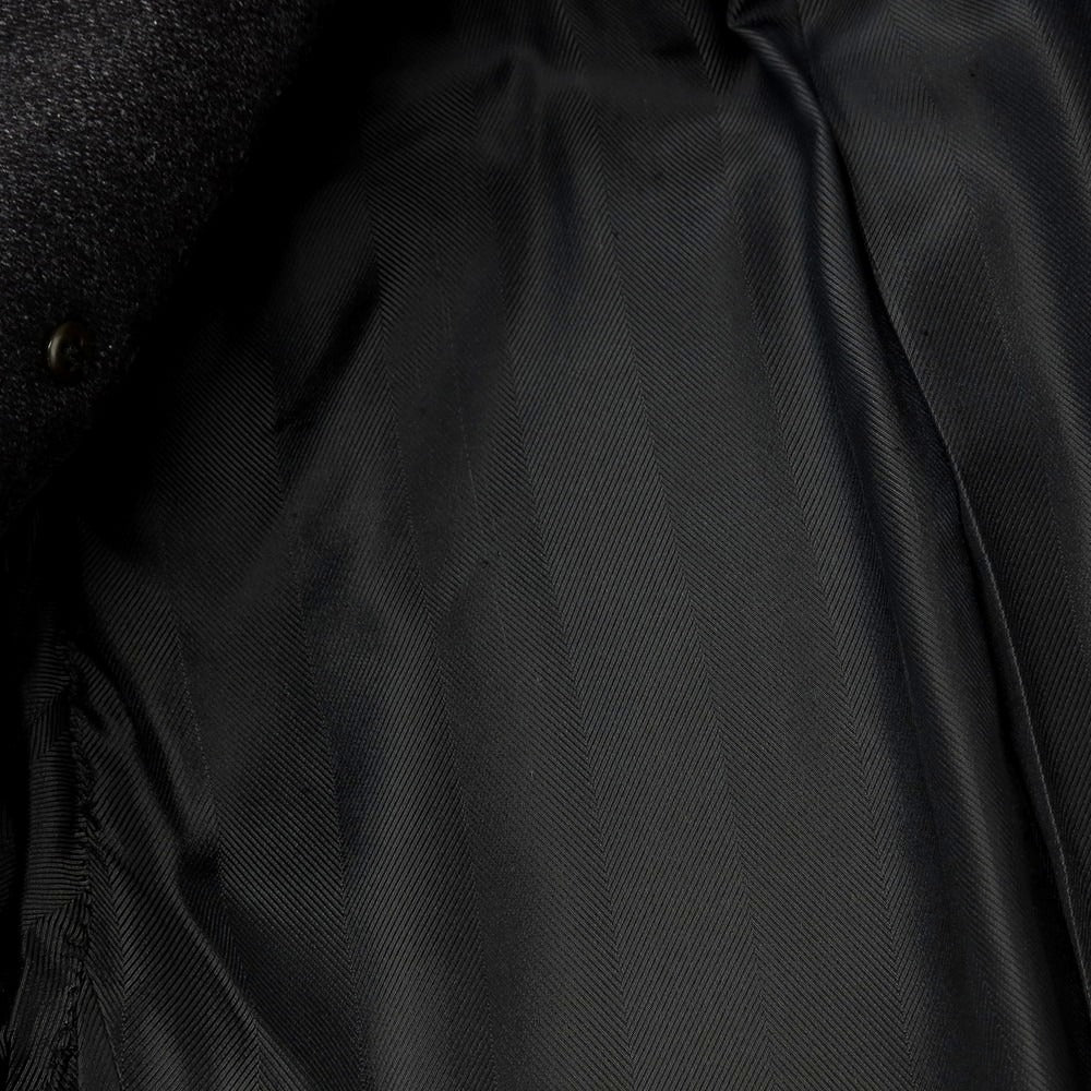 【中古】ベルベスト Belvest ウールポリエステル ダブルブレストコート チャコール【サイズ42】【 状態ランクC 】【 メンズ 】