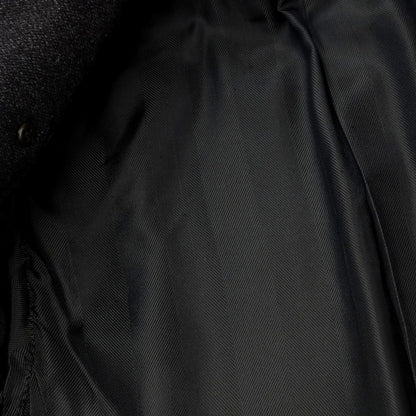 【中古】ベルベスト Belvest ウールポリエステル ダブルブレストコート チャコール【サイズ42】【 状態ランクC 】【 メンズ 】