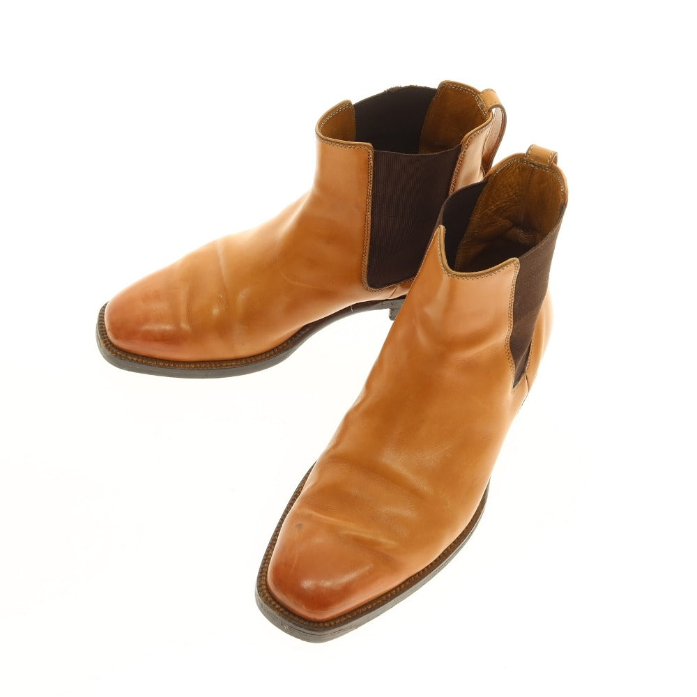 【中古】ステファノ ビ STEFANOBI サイドゴアブーツ ライトブラウン【サイズ5 1/2】【 状態ランクD 】【 メンズ 】