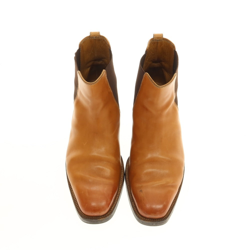 【中古】ステファノ ビ STEFANOBI サイドゴアブーツ ライトブラウン【サイズ5 1/2】【 状態ランクD 】【 メンズ 】