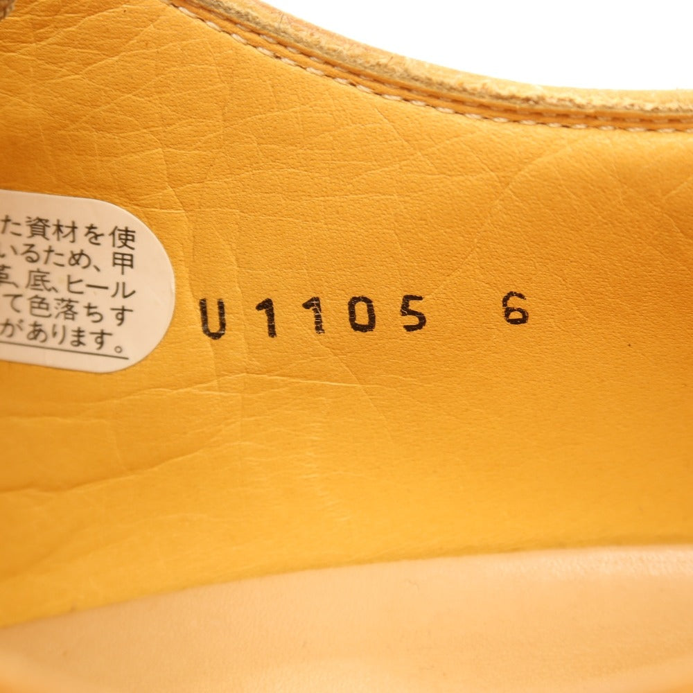 【中古】ユニオンインペリアル UNION IMPERIAL ドレスシューズ ライトブラウン【サイズ6】【 状態ランクD 】【 メンズ 】[CPD]